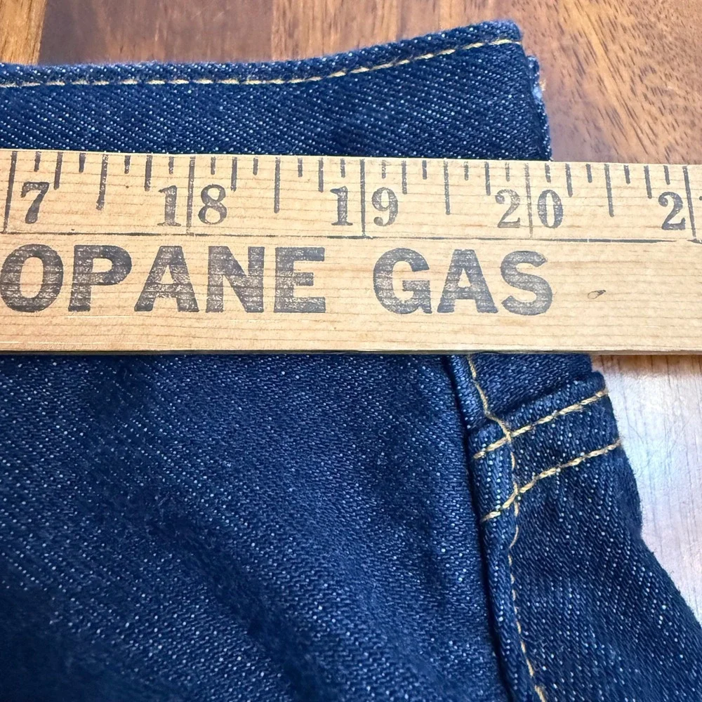 Levis 505 Regular Fit Straight Leg Jeans‎ Mens 40x30 Dark Indigo Blue Blank Tab